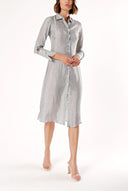 Floral Printed Shirt  dress 93765