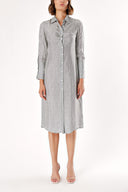 Floral Printed Shirt  dress 93765