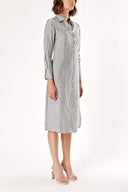 Floral Printed Shirt  dress 93765