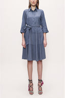 Blue Flared dress 93768