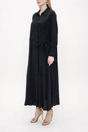 Black Lace detail shirt dress 93826