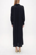 Black Lace detail shirt dress 93826