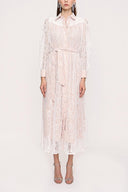 White Lace shirt dress 93907