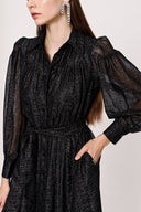 Gold Lace shirt dress 93907