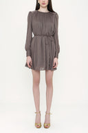 Smoked Shoulder pad mini dress 93910