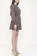 Smoked Shoulder pad mini dress 93910