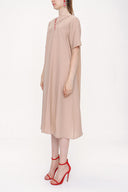 Beige Wide cut dress 93949