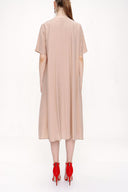 Beige Wide cut dress 93949
