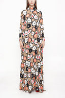 Brown Wide cut dress 93966