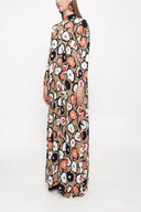 Brown Wide cut dress 93966