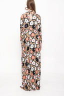 Brown Wide cut dress 93966