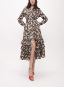 Camouflage Fırılled long shirt  dress 93979