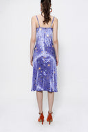 Patterned Buckle detailed strap dress 93980