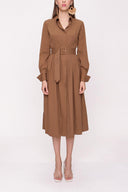 Cinnamon Belted shirt dress 94001