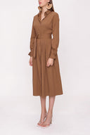 Cinnamon Belted shirt dress 94001