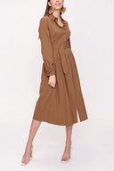 Cinnamon Belted shirt dress 94001