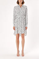 Spotted Belted shirt dress 94006