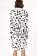 Spotted Belted shirt dress 94006