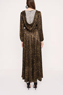 Pars Zipped hooded maxi  dress 94064