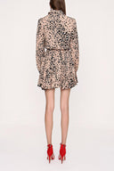 Mink Shirt dress with godet skirt 94075