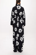 Black White loose-fitting caftan 94080