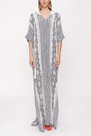 Floral Printed Hooded loose-fitting dress 94028