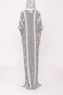 Floral Printed Hooded loose-fitting dress 94028