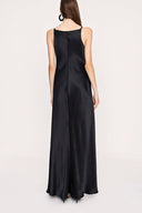 Black Lace details viscose dress 94030