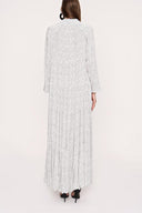 Spotted Pleated wide cut dress 94033