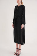 Black Lace detailed dress 94035