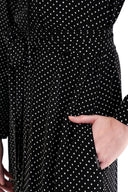 Black Lace detailed dress 94035