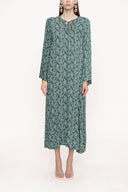 Oil Lace detailed dress 94035