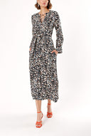 Mixed Colors Lace detailed dress 94035