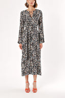 Mixed Colors Lace detailed dress 94035