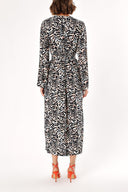 Mixed Colors Lace detailed dress 94035