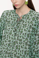 Mint Lace detailed dress 94035