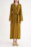 Olive Lace detailed dress 94035