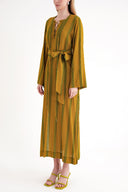 Olive Lace detailed dress 94035