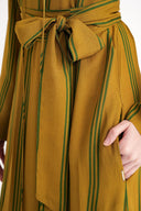 Olive Lace detailed dress 94035