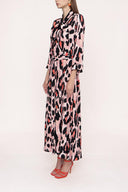 Patterned Piping shirt dress 94039