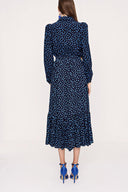 Spotted Pleated shirt dress 94041