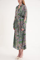 Green Lilac Loose fit shirt dress 94058