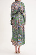 Green Lilac Loose fit shirt dress 94058