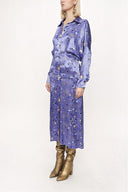 Blue Bat sleeve shirt dress 94060