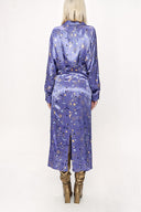 Blue Bat sleeve shirt dress 94060