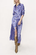 Blue Bat sleeve shirt dress 94060