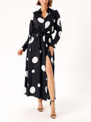 Spotted Loose fit shirt dress 94140