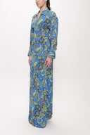 Blue Wrapped maxi dress 94177