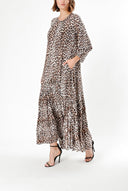 Pars Pleated loose-fitting maxi dress 94288