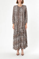 Pars Pleated loose-fitting maxi dress 94288